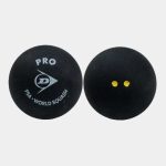 Squash Ball Dunlop Pro Double Yellow 3 Pack - Image 2