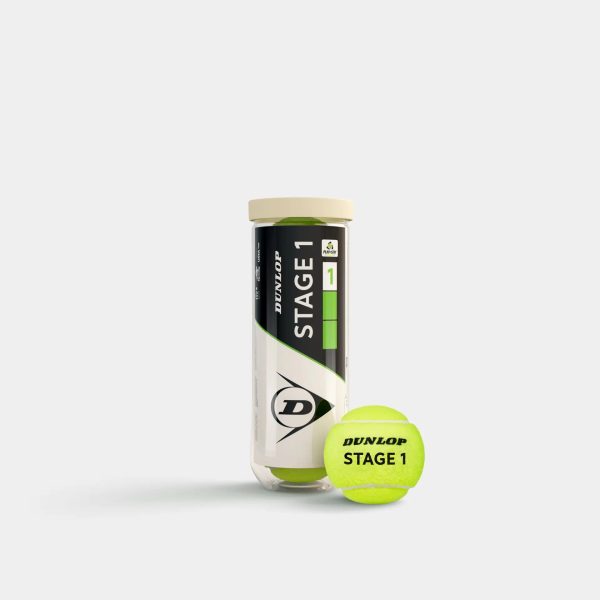 Tennis Balls Dunlop Stage 1 (Green Dot)
