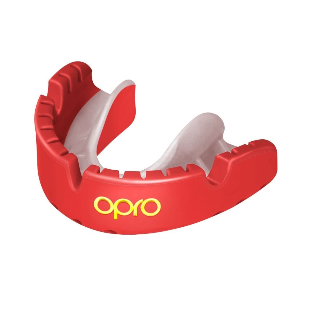 6083-opro-gold-braces-red-white-mouth-guard-a Opro Gold Braces Mouthguard - Image 1
