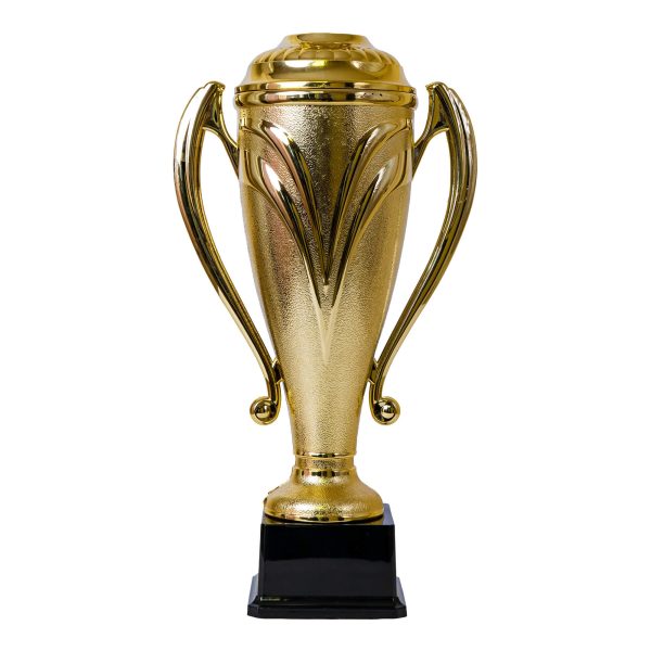 Plastic Trophy, Gold, Small, 28cm