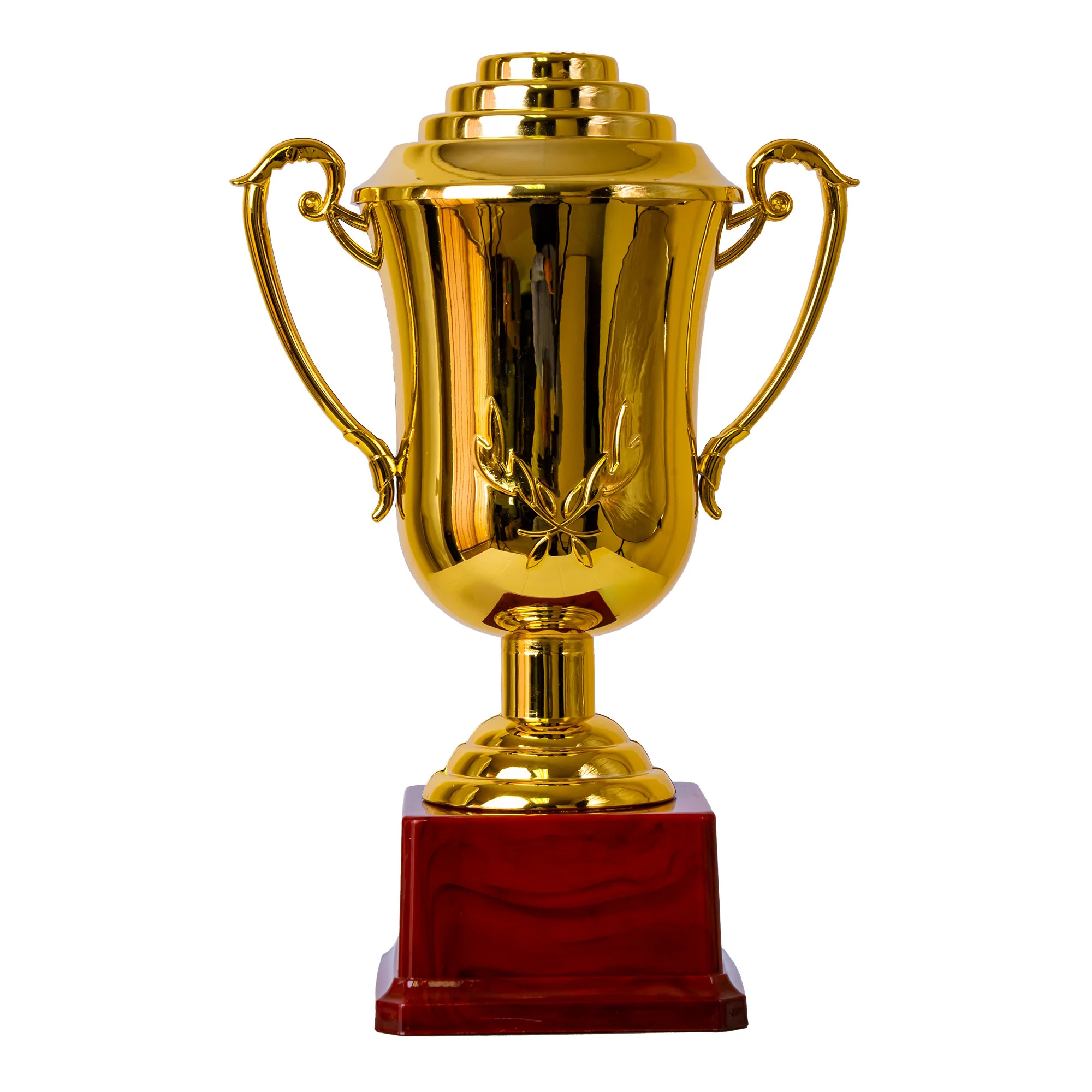 4882-trophy-TRX-HB5001-1A Plastic Trophy, Gold, Large, 25cm - Image 1