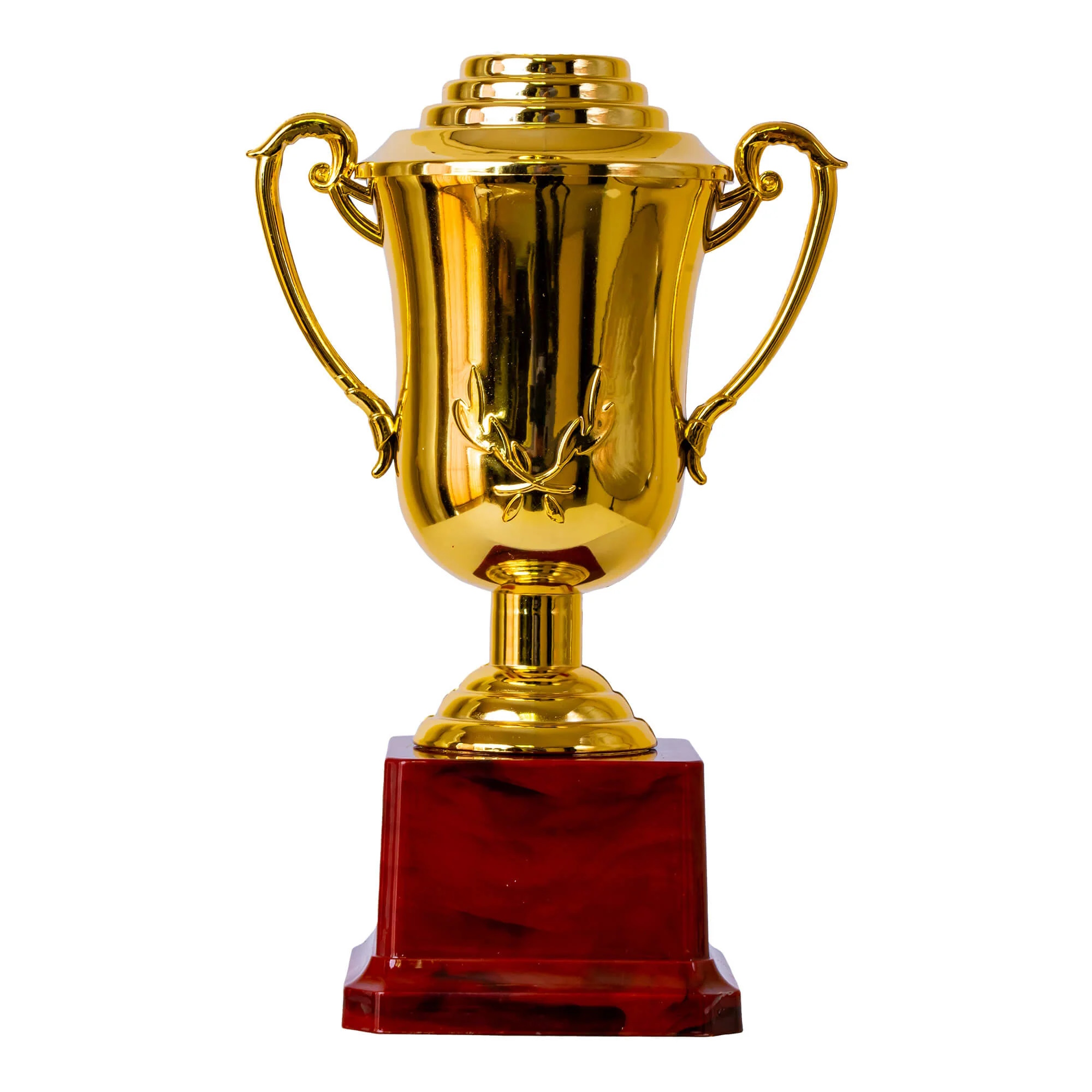 4883-trophy-TRX-HB5001-1C Plastic Trophy, Gold, Small, 18cm - Image 1