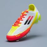 Premier FSO White/Yellow/Orange Soccer Boot - Image 6