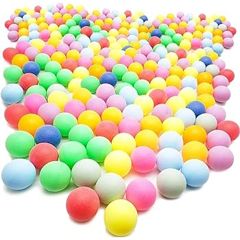 Lion Multi Coloured Table Tennis (Ping Pong) Balls
