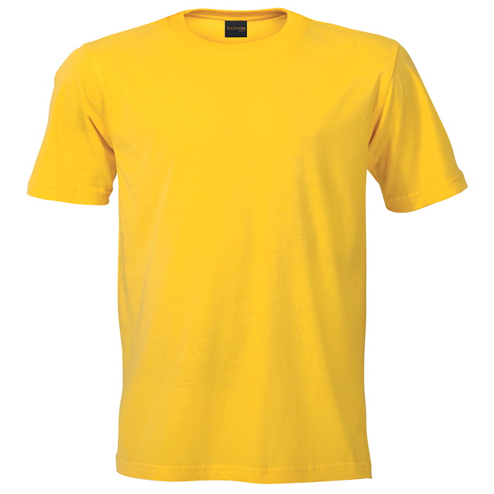 18521-barron-t-shirt-145g-yellow 145g Barron Crew Neck T-Shirt - Image 1