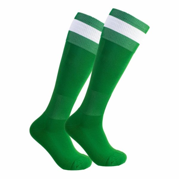 Premier Mens Emerald/White Sport Socks