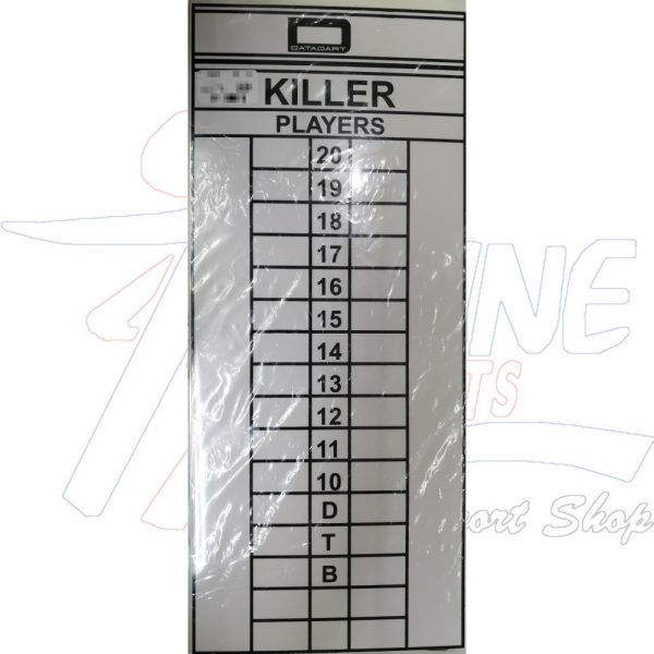 Darts Killer Vinyl Score Boards