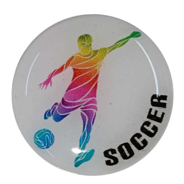 Soccer Medal Insert 40mm
