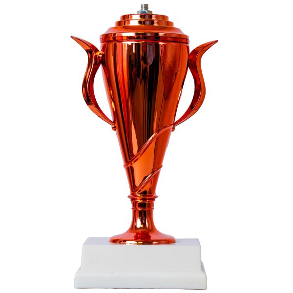 Plastic Trophy, Bronze, Small, 19cm