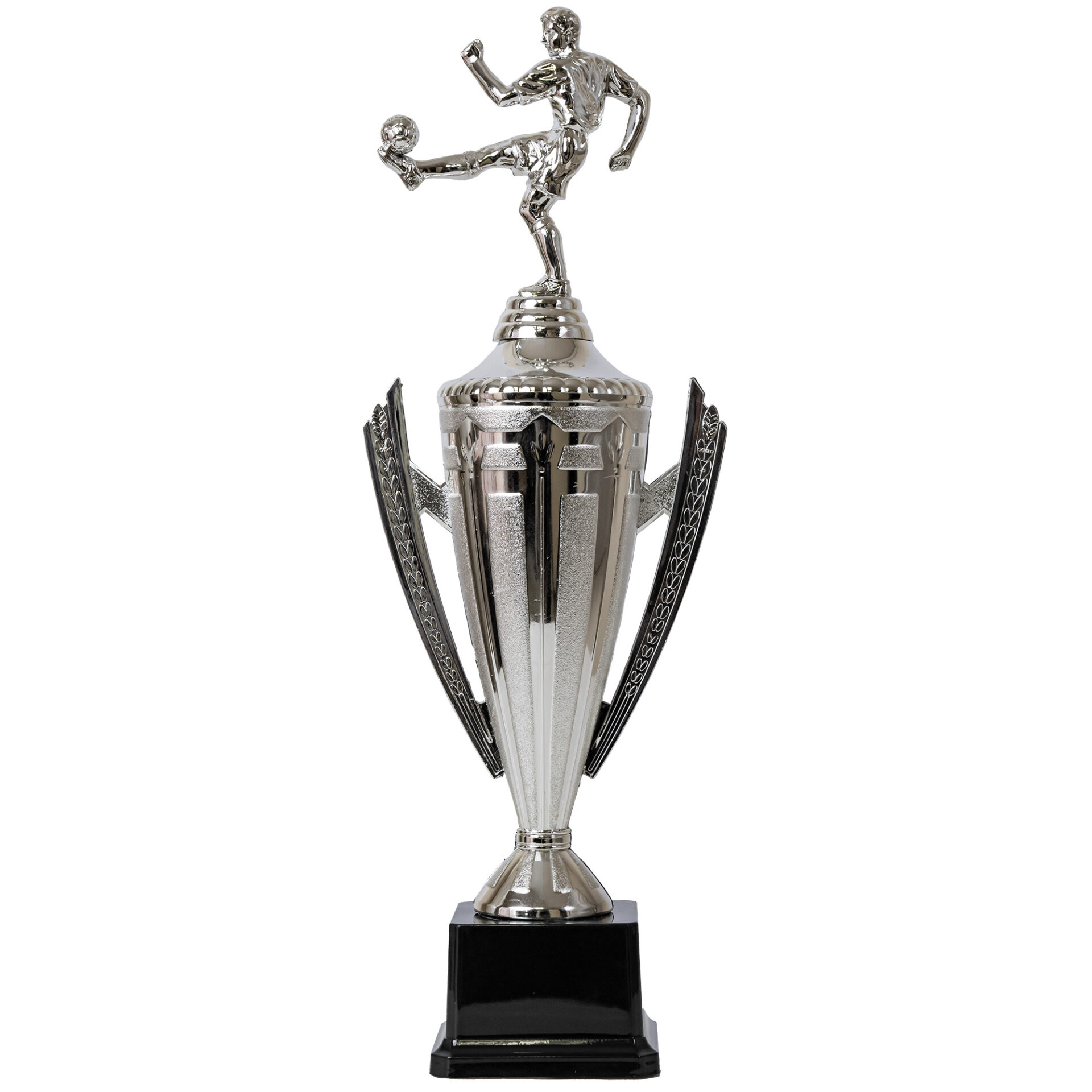 4875-trophy-TRX-A304C Plastic Trophy Including Fig, Silver, Large, 40cm - Image 1
