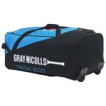 Gray-Nicolls Team 200 Duffle/Wheelie Bag - Black/Cyan - Image 4