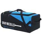 Gray-Nicolls Team 200 Duffle/Wheelie Bag - Black/Cyan - Image 3