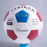 Premier Striker Moulded Soccer Ball Red/Blue/White - Image 2