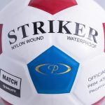 Premier Striker Moulded Soccer Ball Red/Blue/White - Image 3