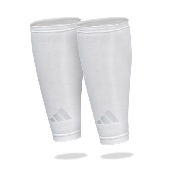 Adidas Aeroready Compression Calf Sleeves - White