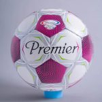 Premier Diamond Hybrid Match Soccer Ball Size 5 - Red - Image 2