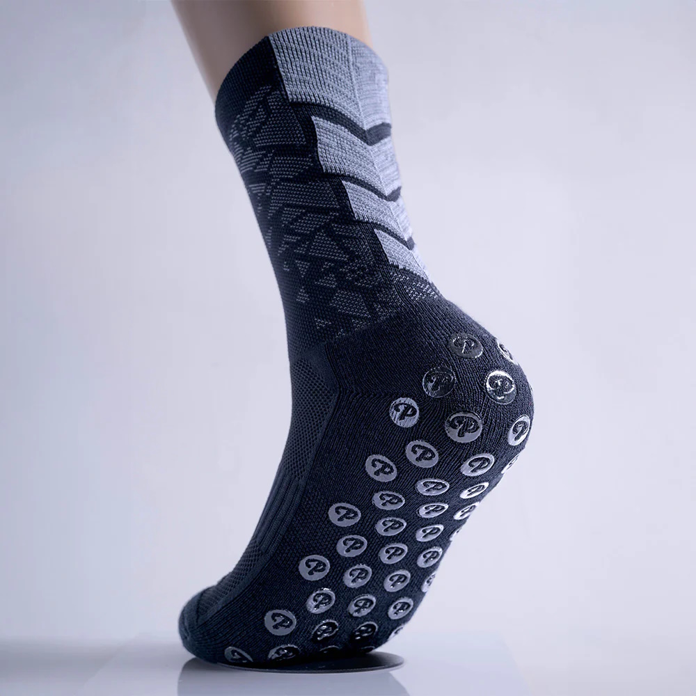 5351-premier-anti-slip-calf-socks-black-a Premier Non Slip Calf Length Socks - Black - Image 1