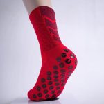 Premier Non Slip Calf Length Socks - Red