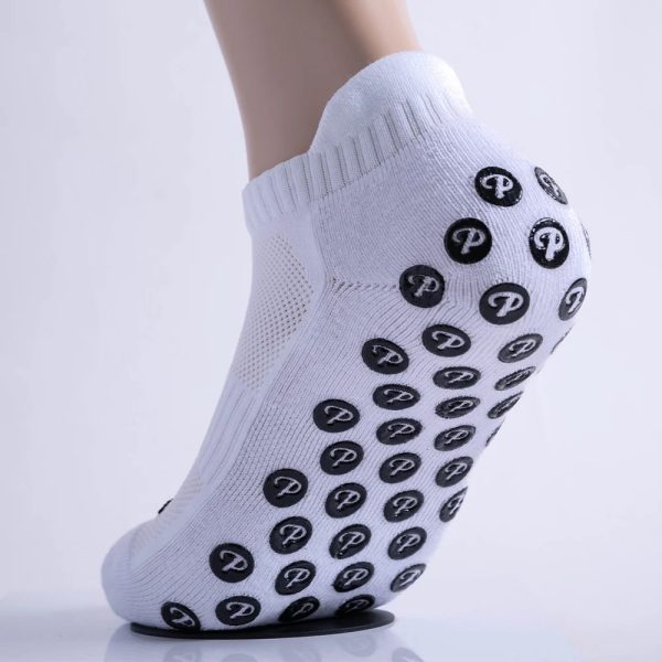 Premier Anti-Slip Ankle Socks - White