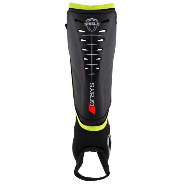 Grays Hockey Shield Shinguard - Black Yellow