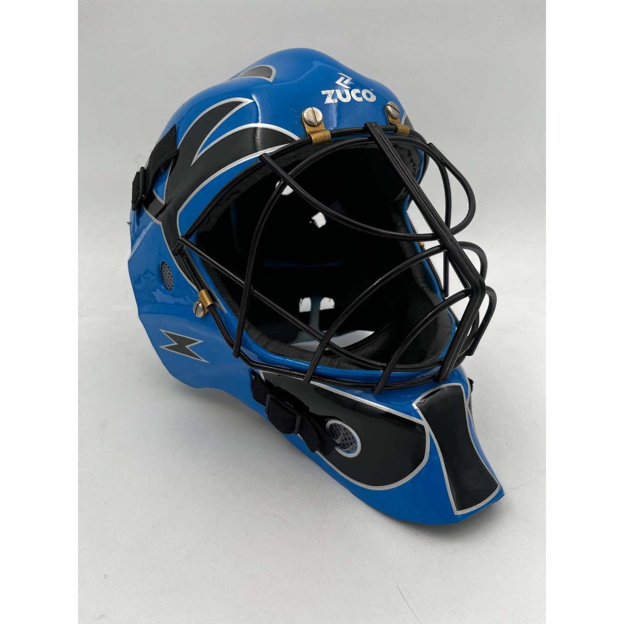 5410-zuco-hockey-helmet-blue-a Zuco Hockey Goalkeeper Helmet - Image 1