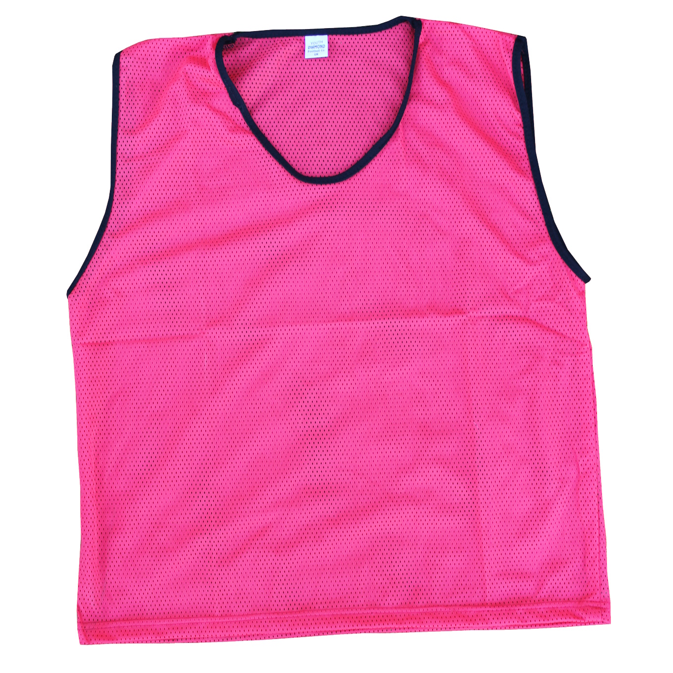5484-premier-mesh-bib-neon-pink Premier Mesh Bibs - Neon Pink - Image 1