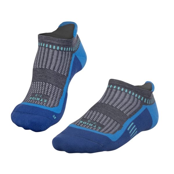 Falke Stride Hidden Running Socks - Grey/Blue