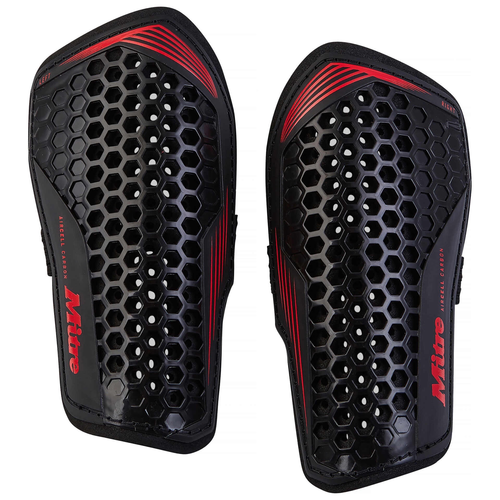 5586-5587-Mitre-Aircell-Carbon-Slip-Shin-Guard-a Mitre Aircell Carbon Slip Shin Guard - Image 1