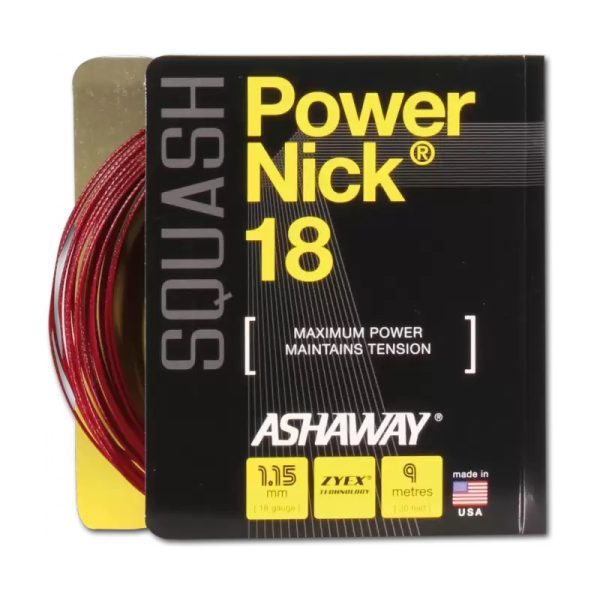 Ashaway Power Nick 18 Squash String