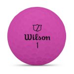 Wilson Duo Soft Golf Ball Pink - Image 2
