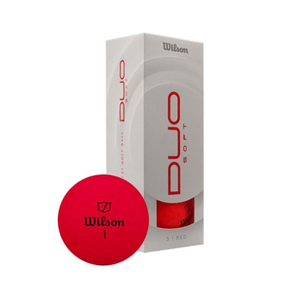 Wilson Duo Soft Golf Ball - Red