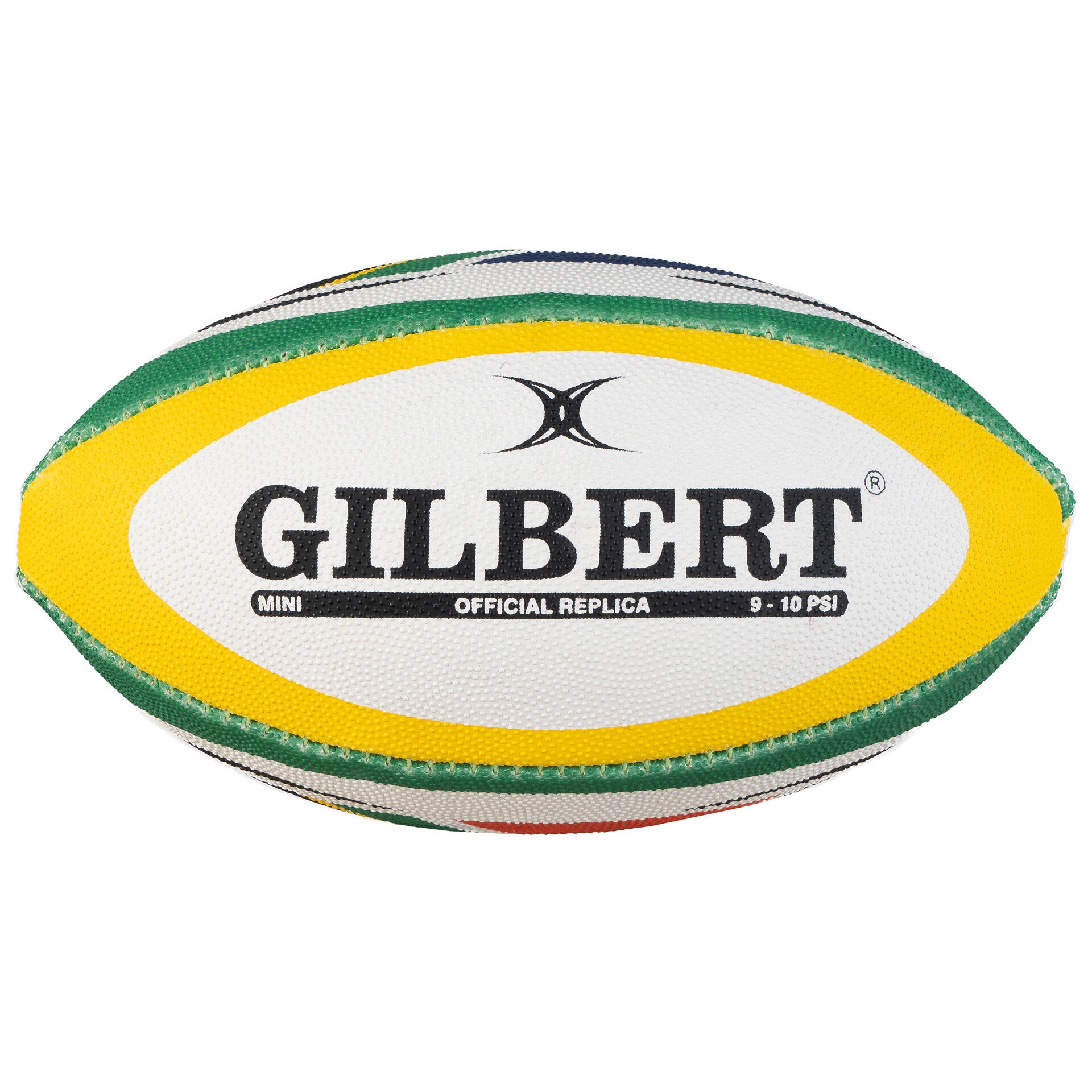 5679-Gilbert-Rugby-SA-Flag-Mini-Replica-Rugby-Ball-a Gilbert Rugby SA Flag Mini Replica Rugby Ball - Image 1