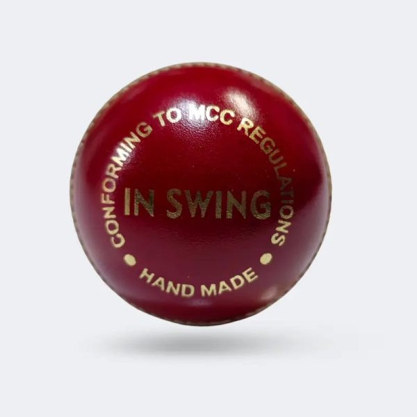 Admiral In Swing Cricket Ball - Red 4 Piece