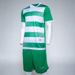 Premier Victoria Youth Striped Combo Soccer Set - Emerald/White - Image 3