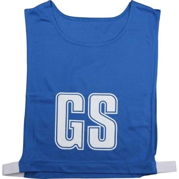 Printed Youth Netball Bibs Set - Royal