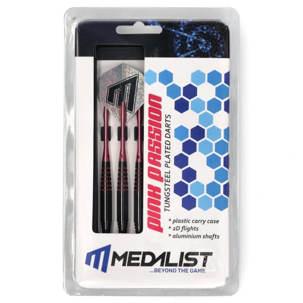 Medalist Pink Passion Tungsteel Plated Darts
