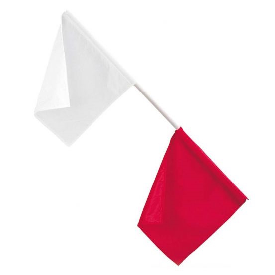 Athletic Flag - Red/White