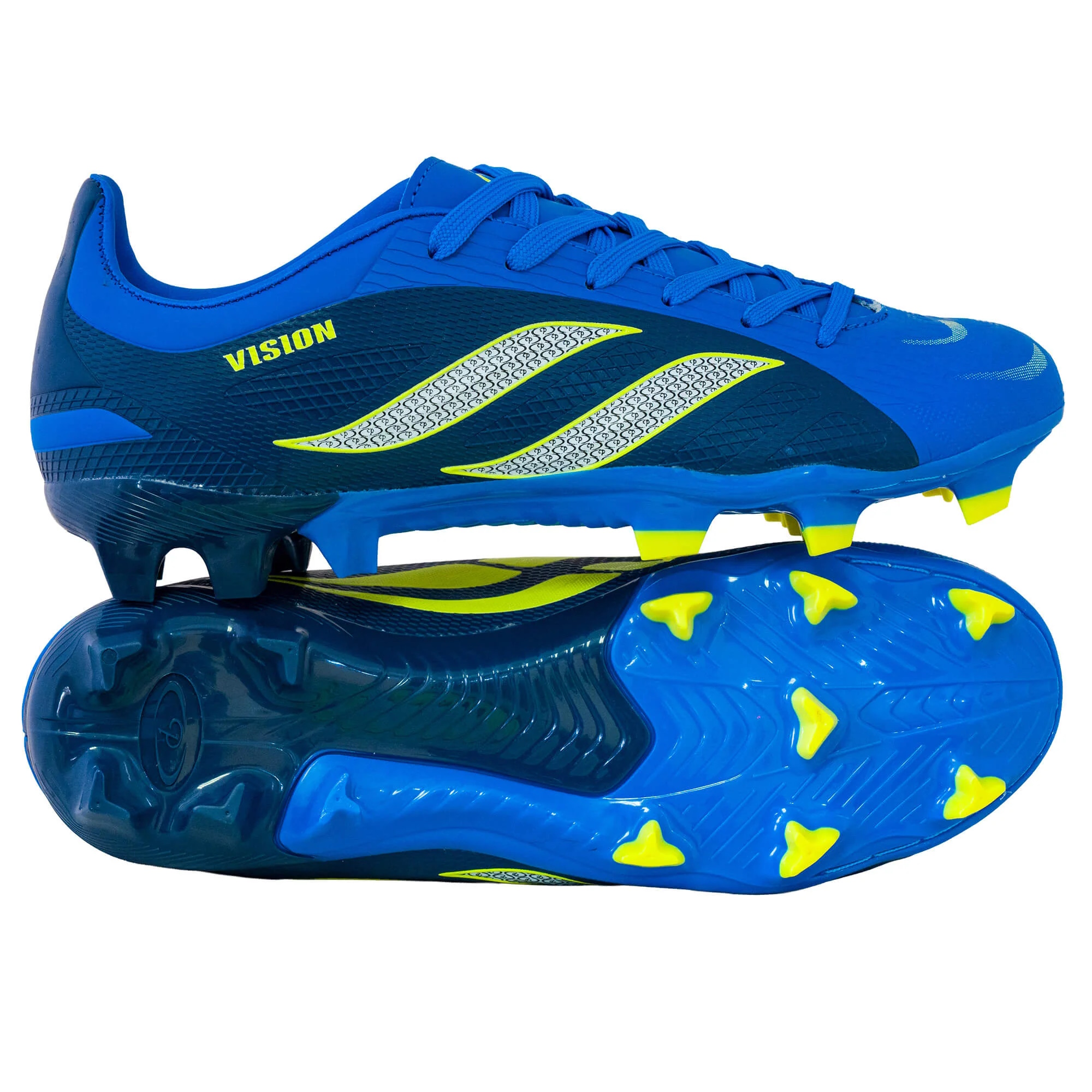100347n-premier-vision-blue-soccer-boot-a Premier Vision Soccer Boot - Blue - Image 1