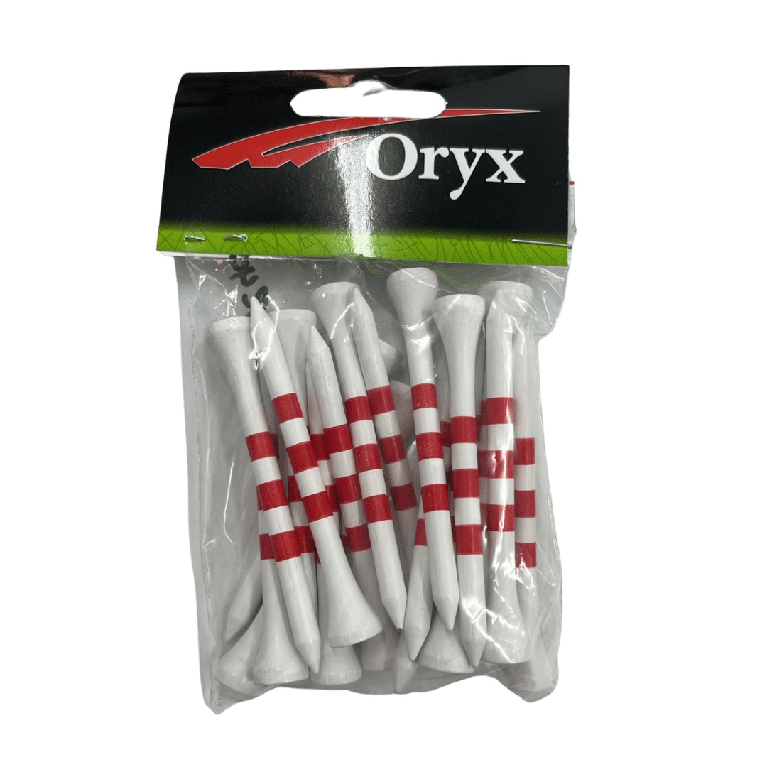5852-bamboo-zebra-golf-tees-a Zebra Bamboo 7cm Golf Tees (20 Pack) - Image 1