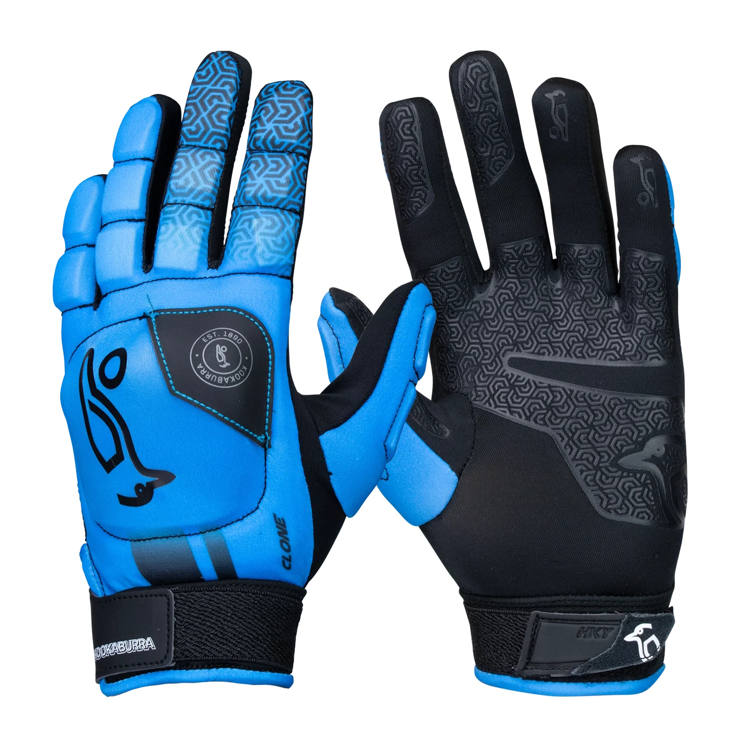 6024-6025-6026-kookaburra-clone-hockey-glove-blue-a Kookaburra Clone Hockey Gloves - Image 1