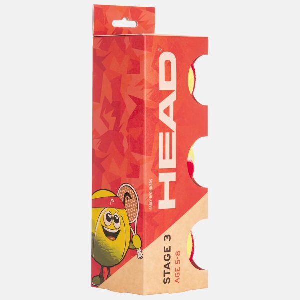 HEAD T.I.P. Red 3 Tennis Balls Single Pack