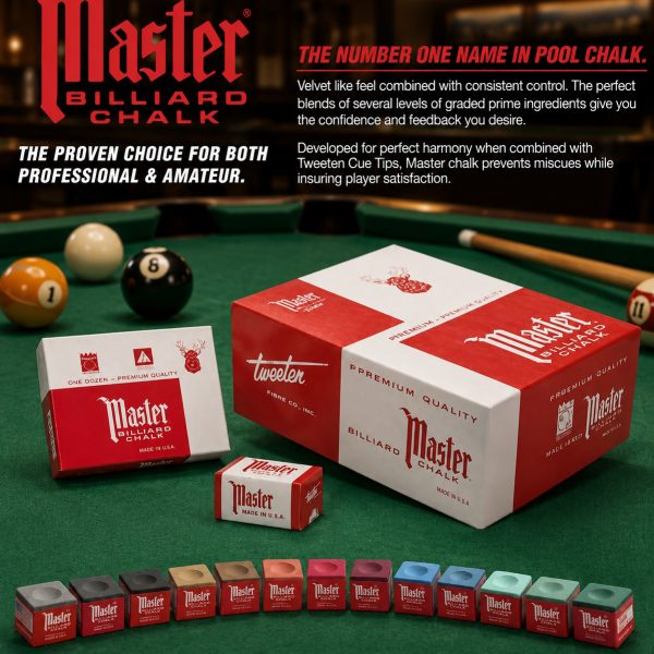 USA Master Pool Cue Chalk