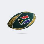 SA Flag Mini Rugby Ball Pimple Grip - Image 5