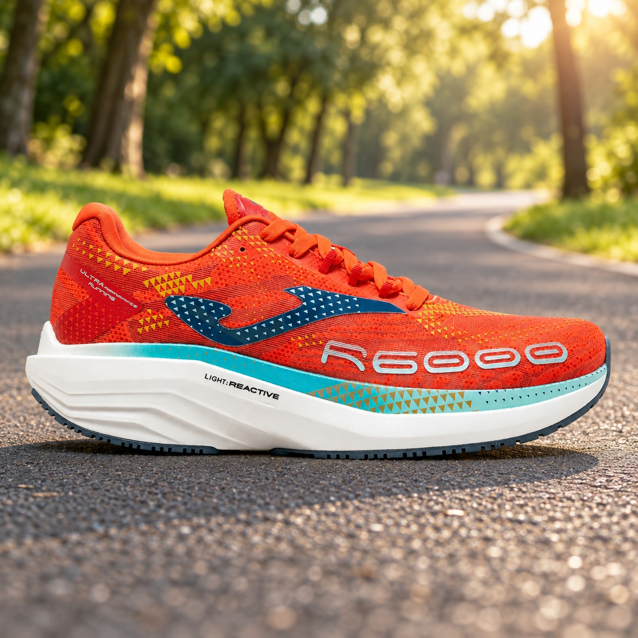 100370n-joma-r.6000-2606-red-running-shoe-all Joma R.6000 2606 Red Running Shoe - Image 1
