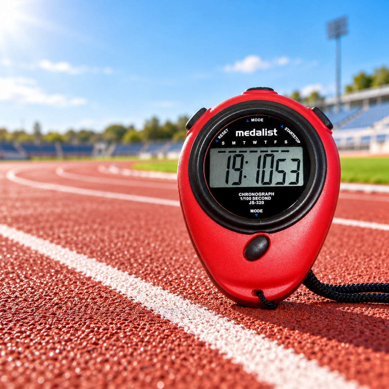 6164-medalist-js-320-stopwatch-red-b Medalist Js 320 Stopwatch - Image 1