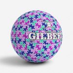 Gilbert Puzzle Glam Netball Ball - Image 2