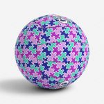 Gilbert Puzzle Glam Netball Ball - Image 3