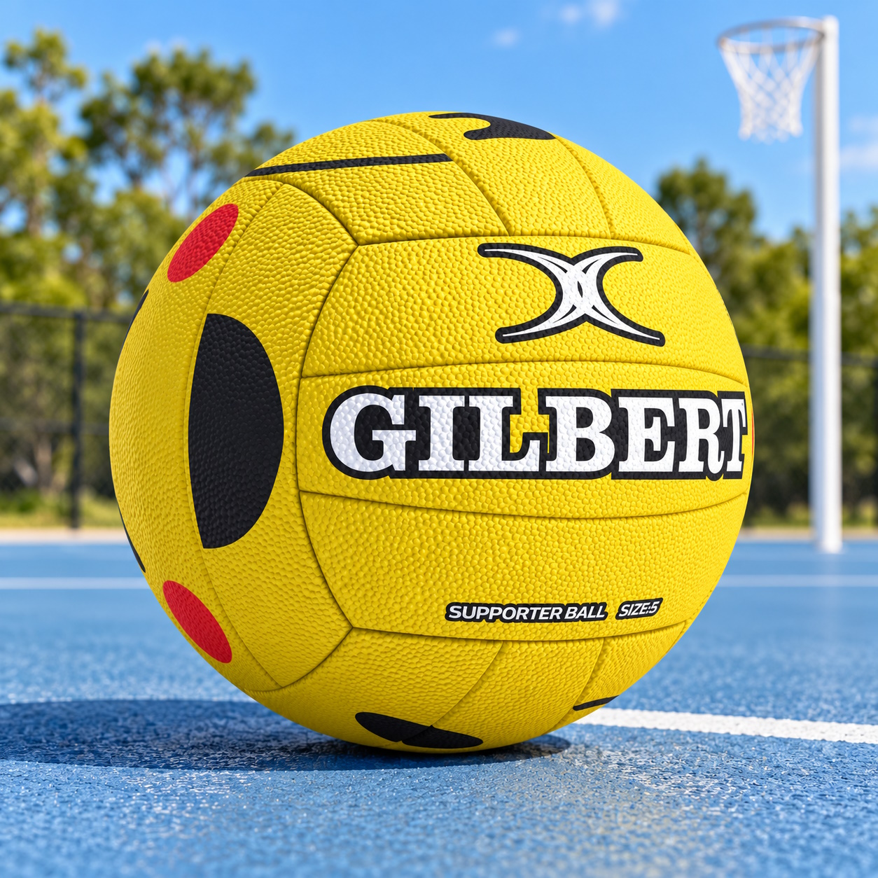 6247-gilbert-Emoji-Glam-Netball-ball-all Gilbert Emoji Glam Netball Ball - Image 1