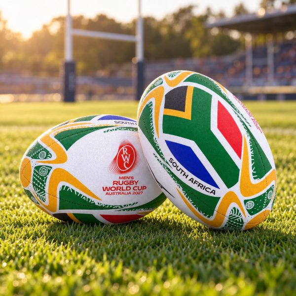 Gilbert Men's Rugby World Cup 2027 South Africa Flag Rugby Ball