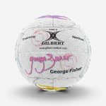Gilbert George Fisher Signature Netball Ball - Image 2
